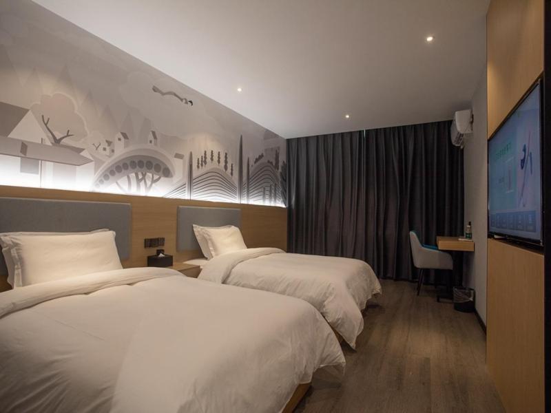 Thank Inn Chain Hotel Hunan Huaihua Hecheng District South High Speed Rail Station المظهر الخارجي الصورة